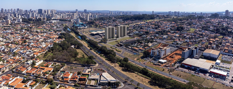 Panorâmica da Avenida Maurílio Biagi | Crédito: Perplan/Divulgação