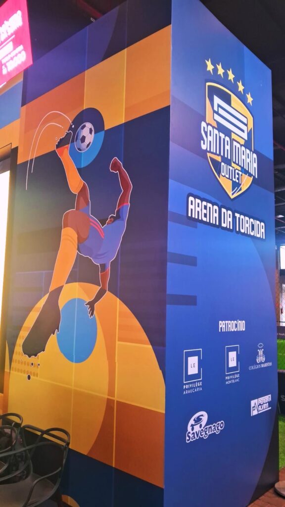 Arena da Torcida no Santa Maria Outlet | Crédito: Alexandre Oliveira