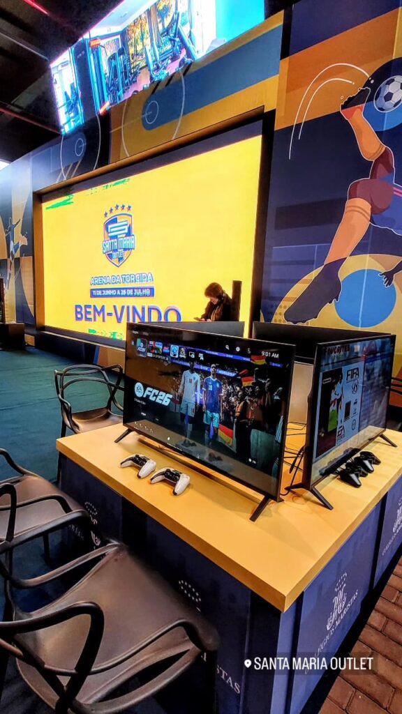 Arena da Torcida no Santa Maria Outlet | Crédito: Alexandre Oliveira