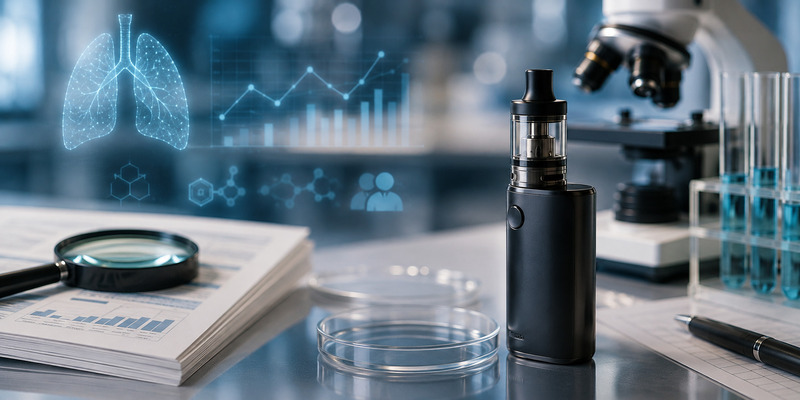 Laboratório: estudos científicos sobre cigarros eletrônicos mostram que não é tratamento para parar de fumar 